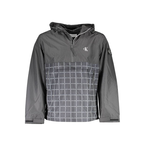 Black Polyester Jacket Calvin Klein
