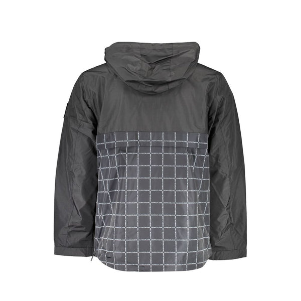 Black Polyester Jacket Calvin Klein