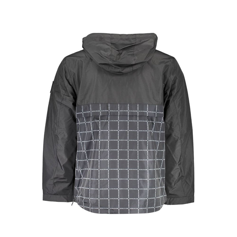 Black Polyester Jacket Calvin Klein