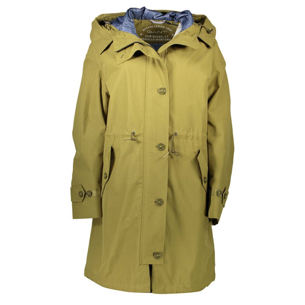 Green Cotton Jackets & Coat Gant