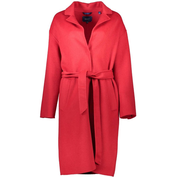 Red Wool Jackets & Coat Gant
