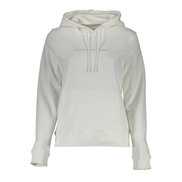 White Cotton Sweater Calvin Klein