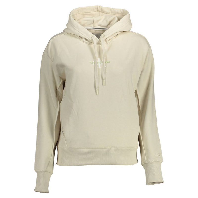 Beige Cotton Sweater Calvin Klein