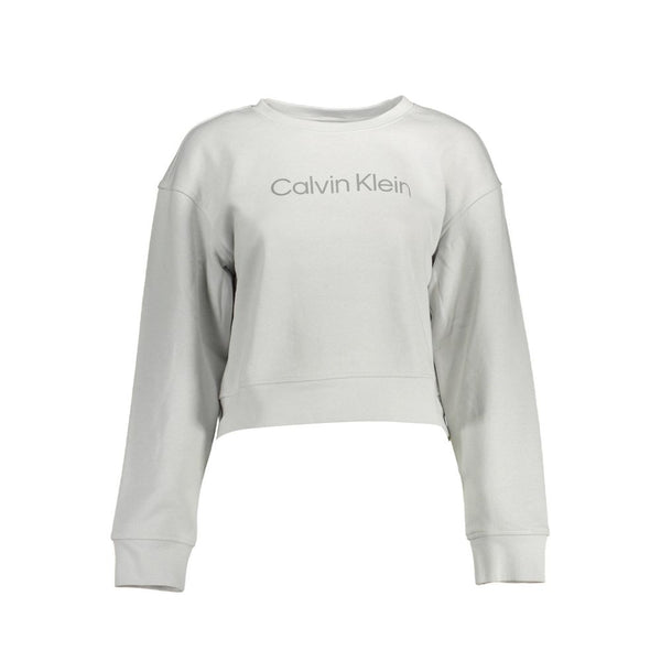 Gray Cotton Sweater Calvin Klein