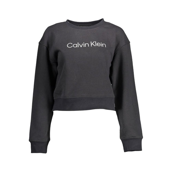 Black Cotton Sweater Calvin Klein