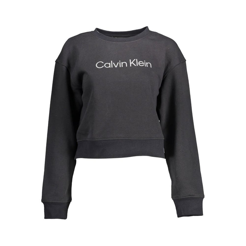 Black Cotton Sweater Calvin Klein