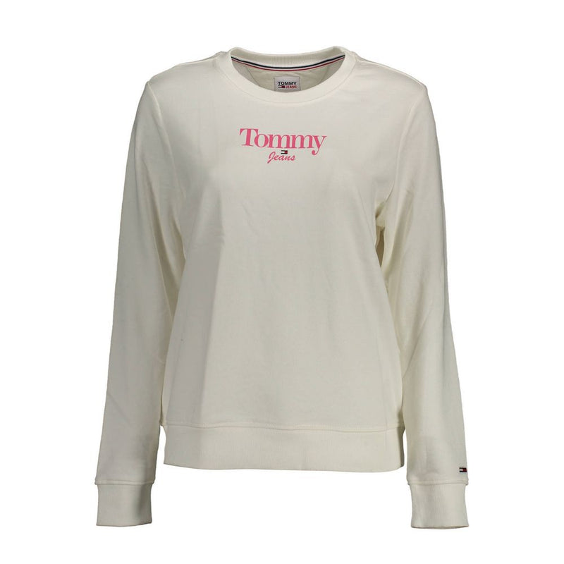 White Cotton Sweater Tommy Hilfiger