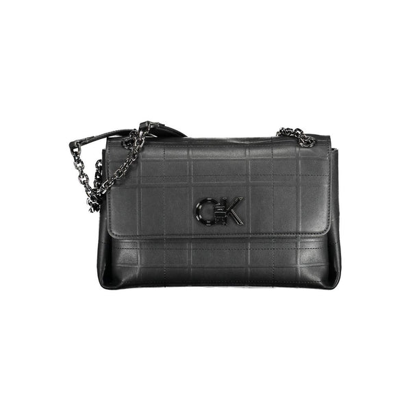 Black Polyester Handbag Calvin Klein