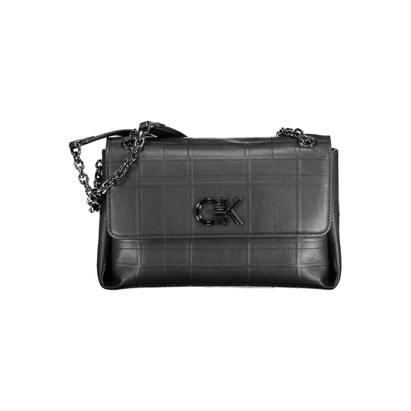 Black Polyester Handbag Calvin Klein