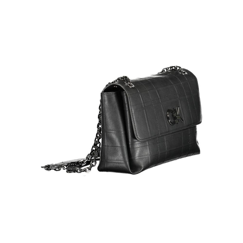 Black Polyester Handbag Calvin Klein