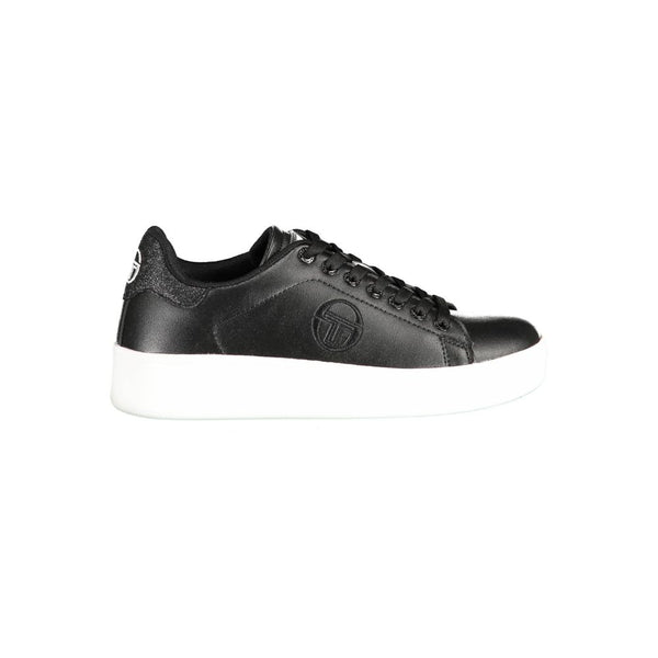 Black Polyester Sneaker Sergio Tacchini