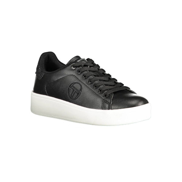 Black Polyester Sneaker Sergio Tacchini