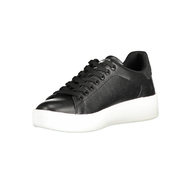 Black Polyester Sneaker Sergio Tacchini
