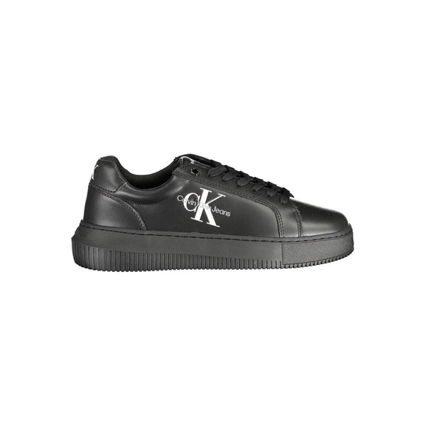 Black Polyester Sneaker Calvin Klein