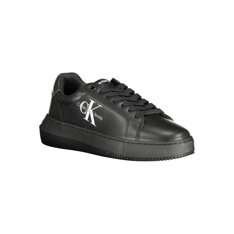 Black Polyester Sneaker Calvin Klein
