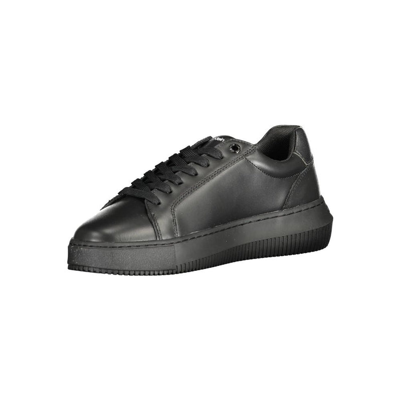 Black Polyester Sneaker Calvin Klein