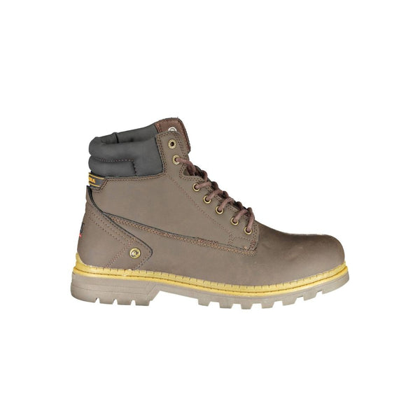 Brown Polyester Boot Carrera