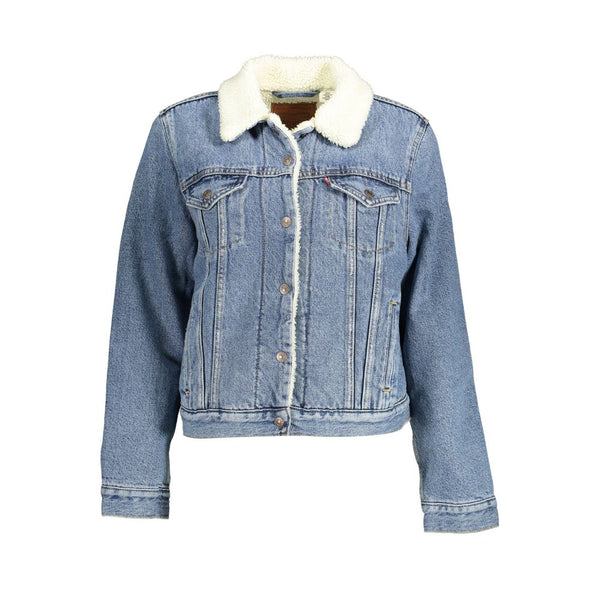Blue Cotton Jackets & Coat Levi's
