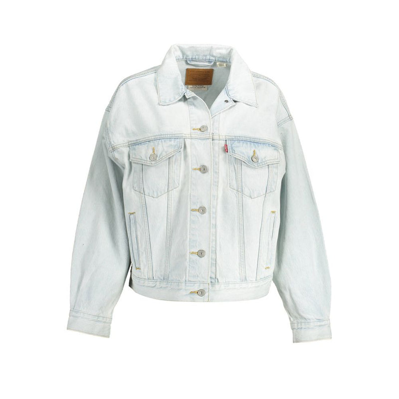 Blue Cotton Jackets & Coat Levi's