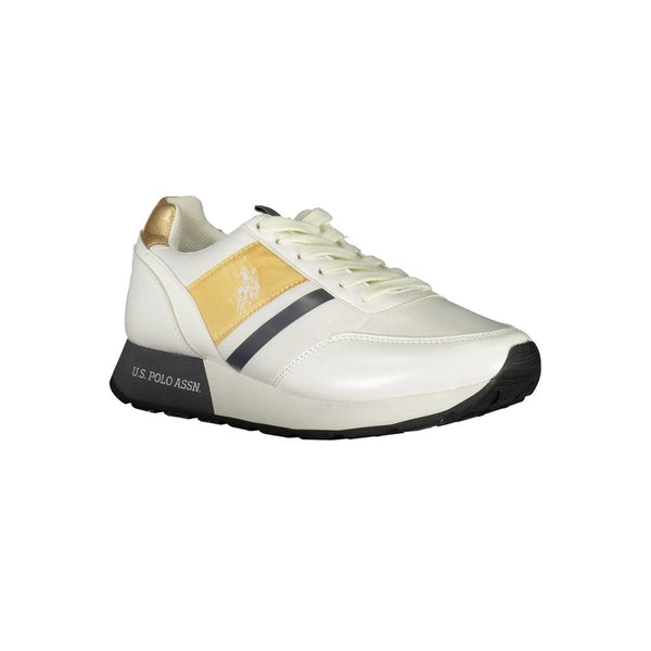 White Polyester Sneaker U.S. POLO ASSN.