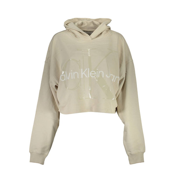 Beige Cotton Sweater Calvin Klein