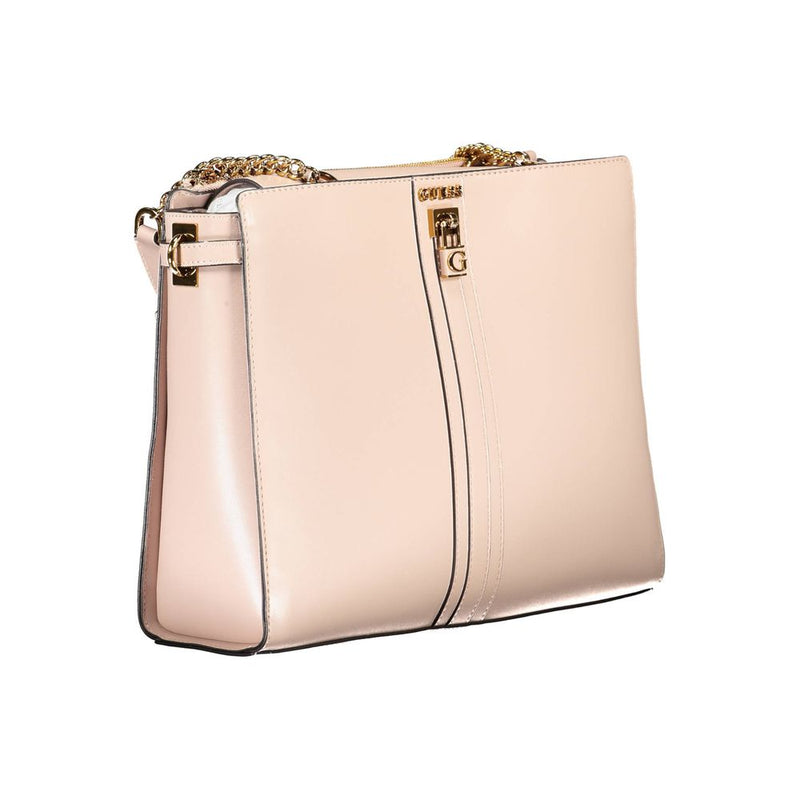 Pink Polyethylene Handbag Guess Jeans