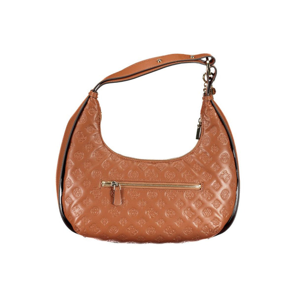 Brown Polyethylene Handbag Guess Jeans