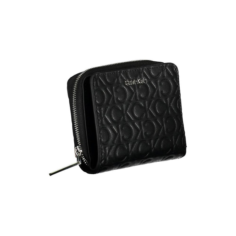 Black Polyester Wallet Calvin Klein