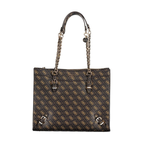 Brown Polyethylene Handbag Guess Jeans
