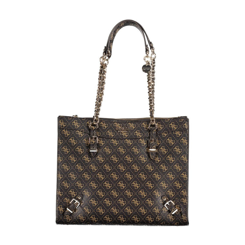 Brown Polyethylene Handbag Guess Jeans