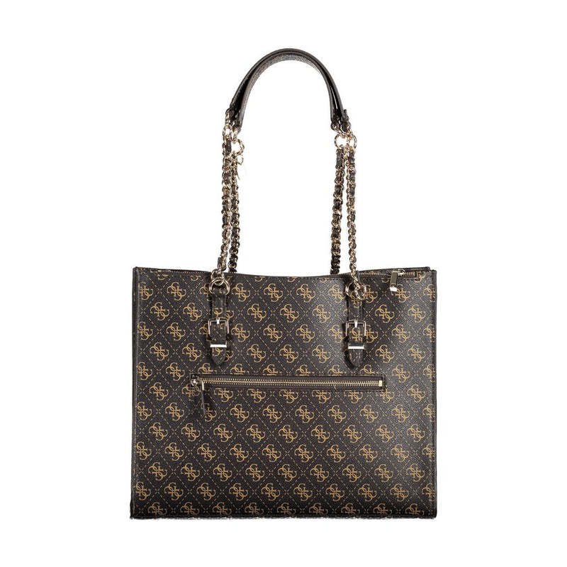Brown Polyethylene Handbag Guess Jeans