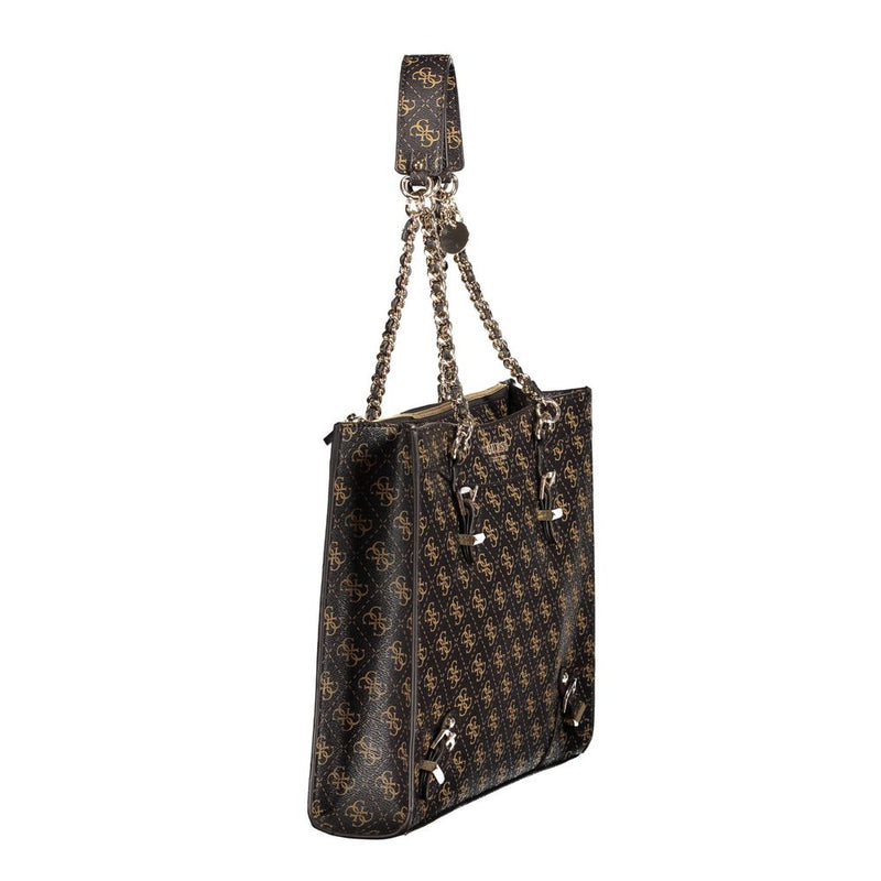 Brown Polyethylene Handbag Guess Jeans