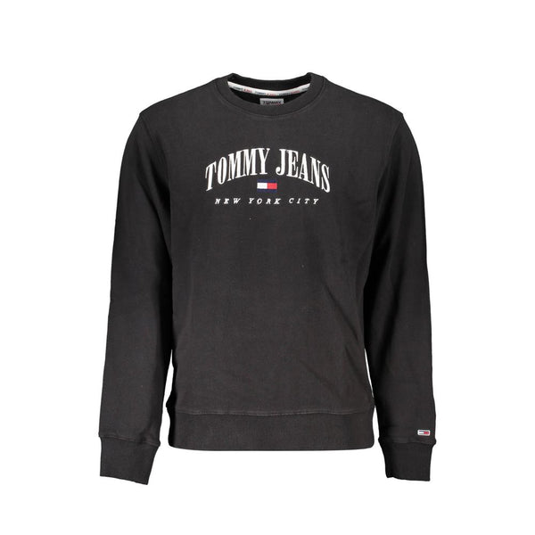 Black Cotton Sweater Tommy Hilfiger