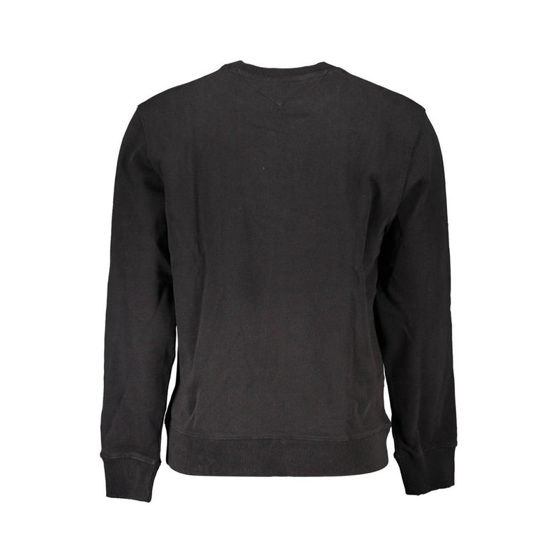 Black Cotton Sweater Tommy Hilfiger
