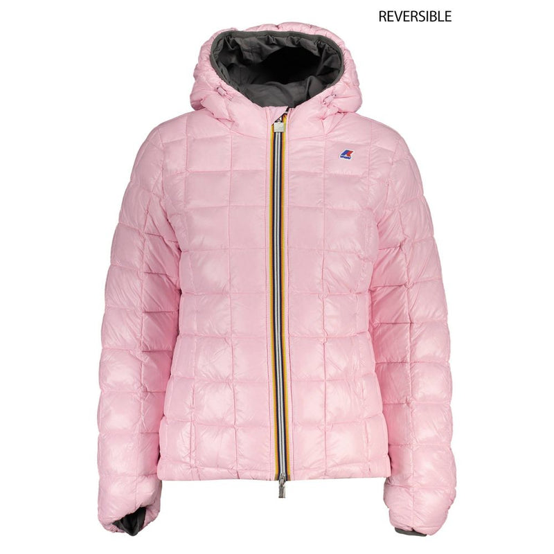 Gray Polyamide Jackets & Coat K-WAY