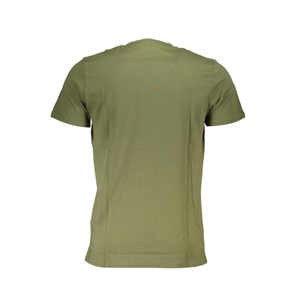 Green Cotton T-Shirt Cavalli Class