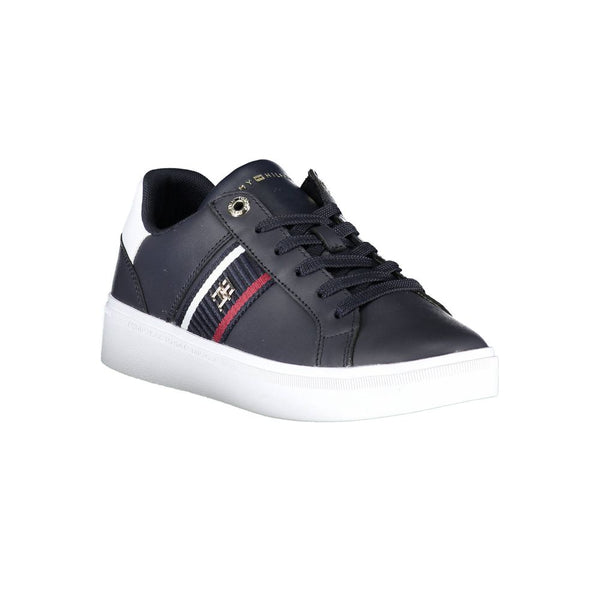 Blue Polyester Sneaker Tommy Hilfiger
