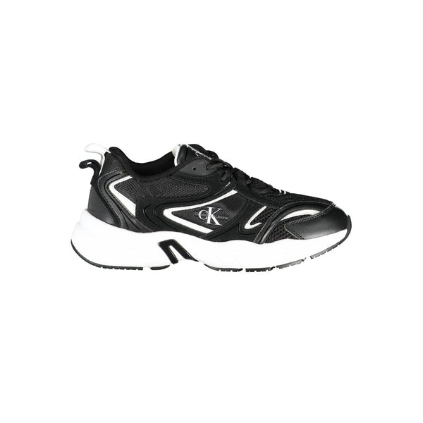 Black Polyester Sneaker Calvin Klein