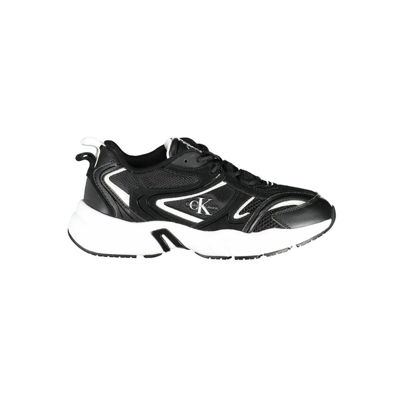 Black Polyester Sneaker Calvin Klein