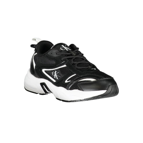 Black Polyester Sneaker Calvin Klein