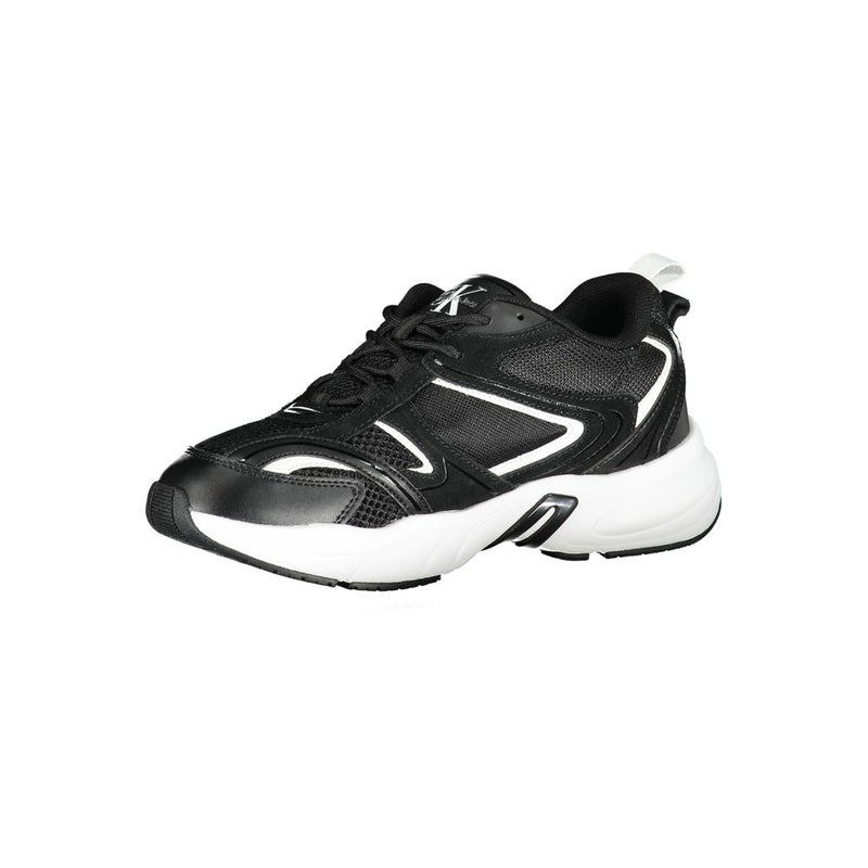 Black Polyester Sneaker Calvin Klein