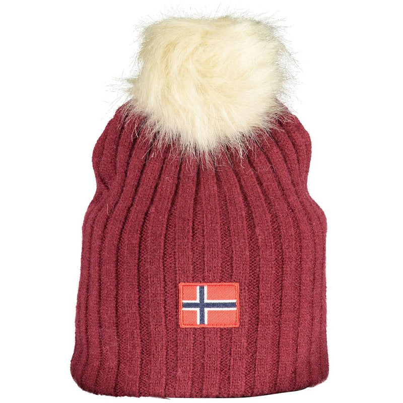 Purple Polyester Hat Norway 1963