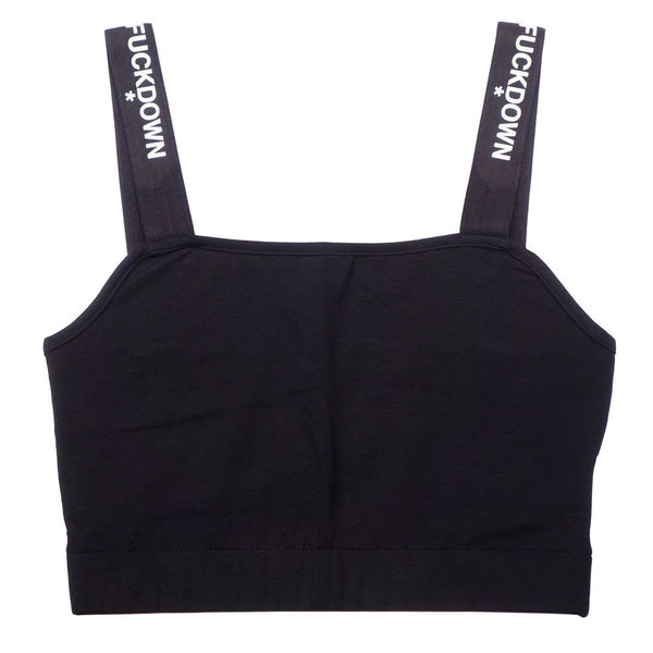 Black Cotton Tops & T-Shirt