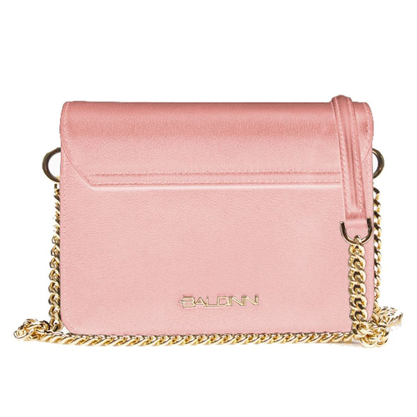 Pink Calfskin Handbag Baldinini Trend
