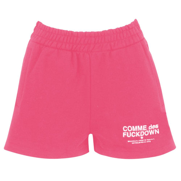 Pink Cotton Short Comme Des Fuckdown