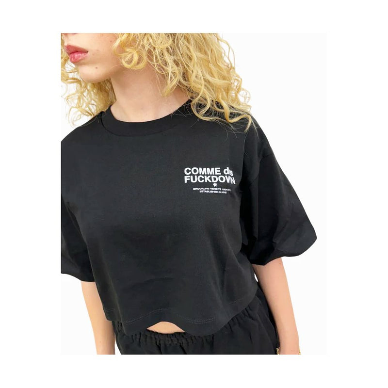 Black Cotton Tops & T-Shirt Comme Des Fuckdown