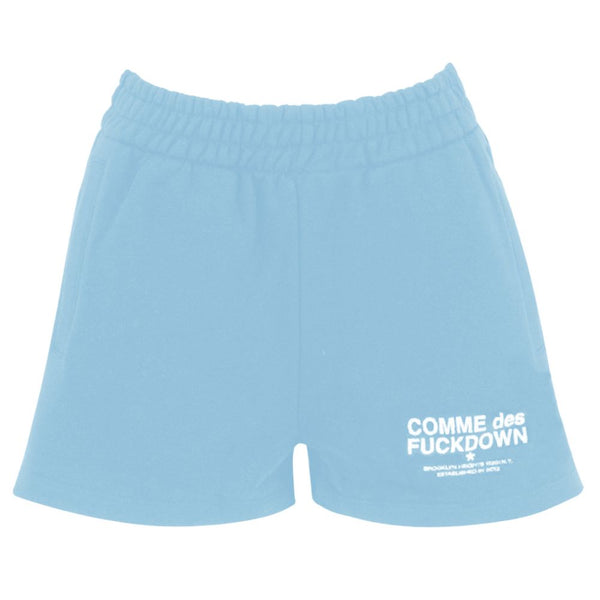 Blue Cotton Short Comme Des Fuckdown