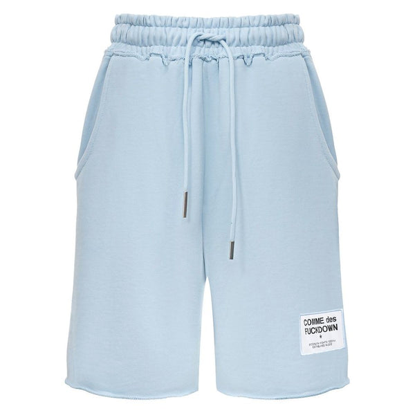 Blue Cotton Short Comme Des Fuckdown
