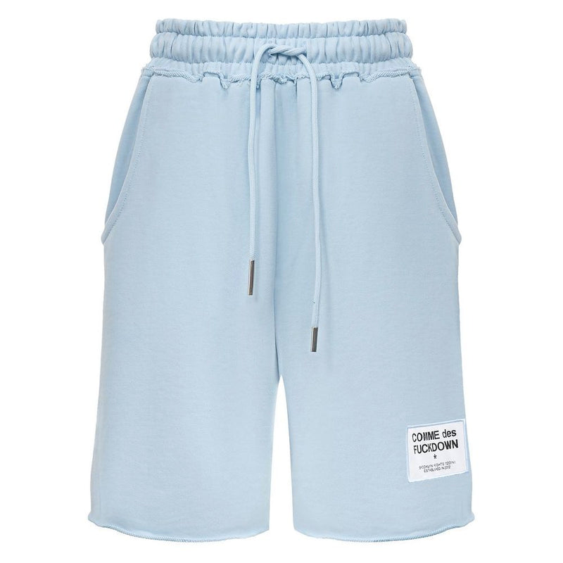 Blue Cotton Short Comme Des Fuckdown