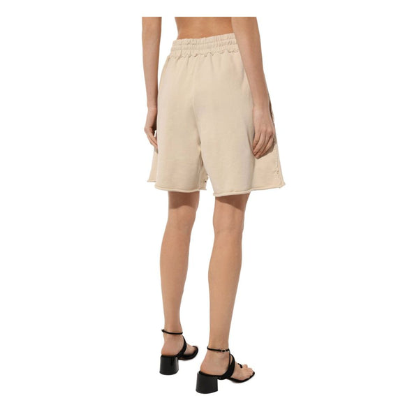 Beige Cotton Short Comme Des Fuckdown